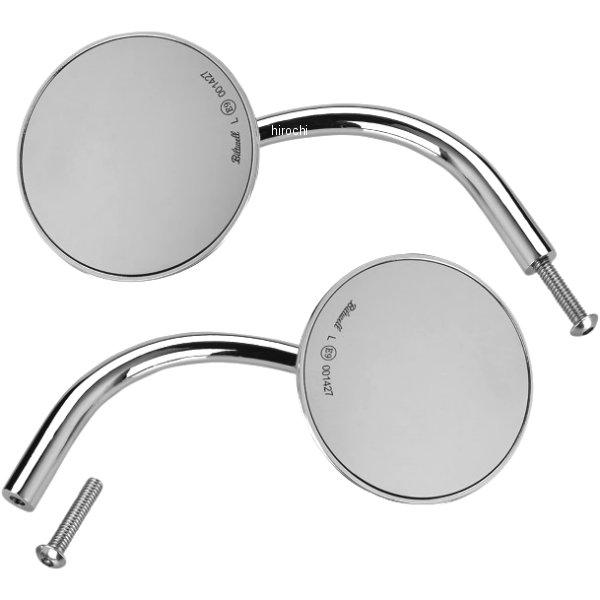 ユーティリティロングステムラウンドワイドミラーセット クローム