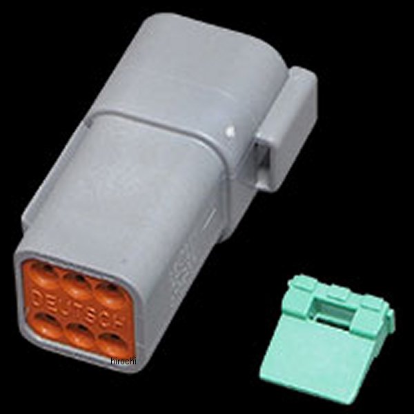 DTコネクタープラグ 6ピン グレー 94年以降 ハーレー車両