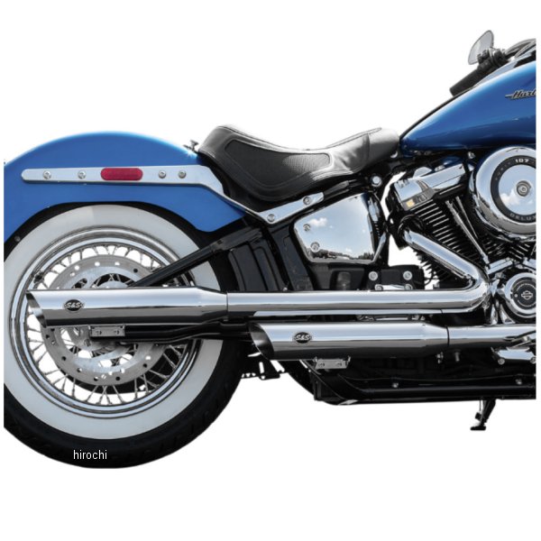 スリップオンマフラー スラッシュカット M8ソフテイル デラックス用