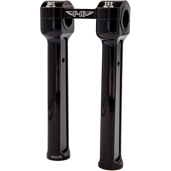 P16 ライザー 8in 1インチバー採用ハーレー 黒