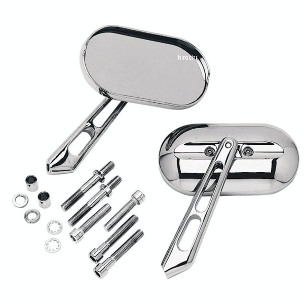 マグナムプラス ミラーセット スモールヘッド フラットガラス 汎用 クローム