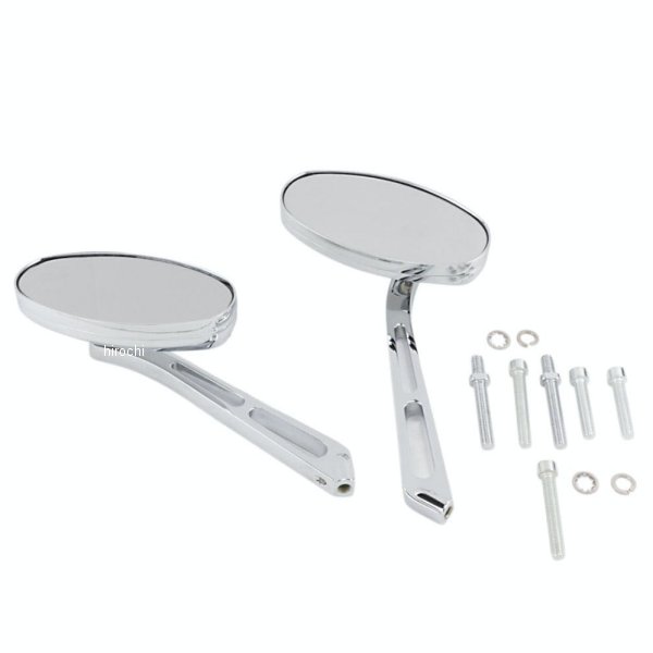 Ellipse ミラーセット フラットガラス 汎用 クローム