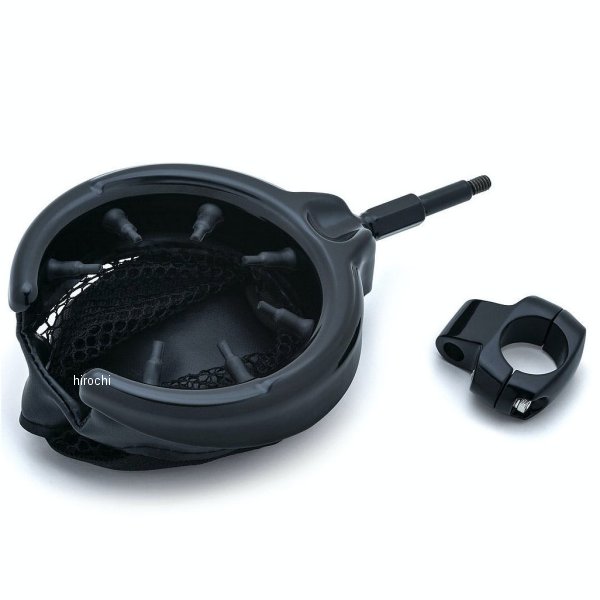 ユニバーサルドリンクホルダー メッシュ 1インチクランプ 黒