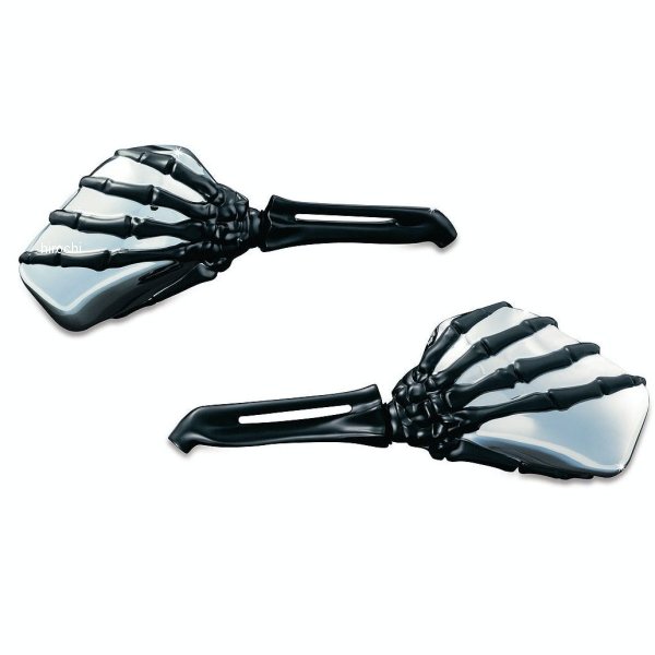 スケルトンミラーセット クローム/黒