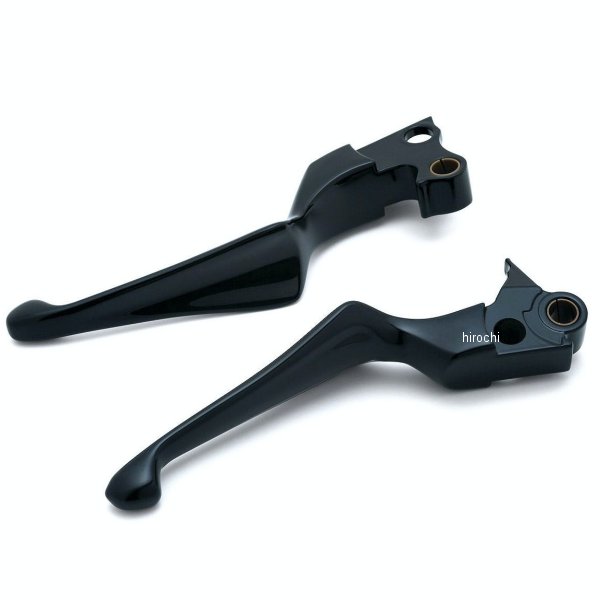 ボスブレードレバーセット ツアラー、ソフテイル、ダイナ、スポーツスター クローム 黒