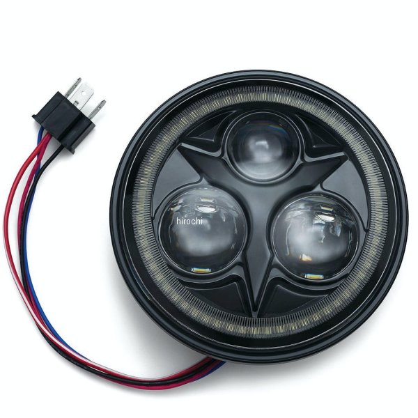 オービットビジョン 5-3/4 LEDヘッドライト ソフテイル、ダイナ、スポーツスター