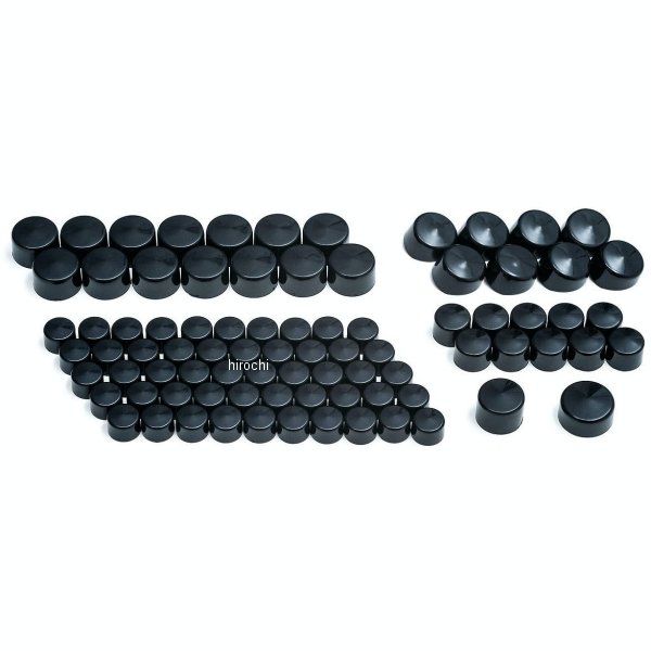 Kool Kaps エンジンボルトカバーキット 17年以降 ミルウォーキーエイト 黒