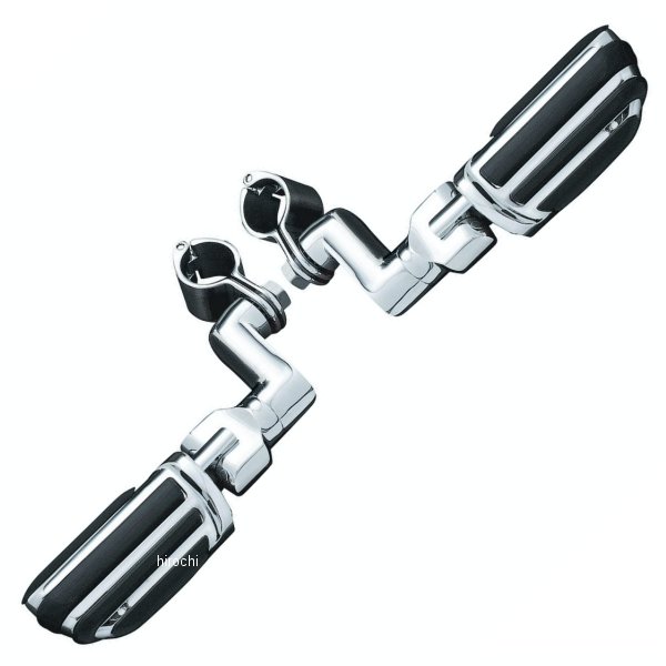 パイロットペグオフセット 1-1/4インチクランプ　クローム