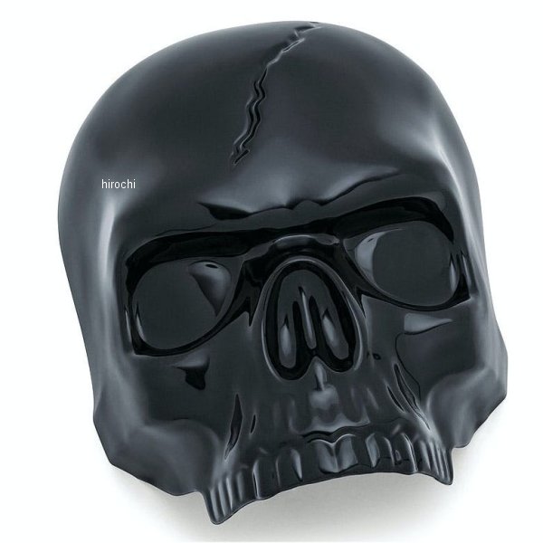 スカル ホーンカバー 17年以降 ツーリングモデル 黒