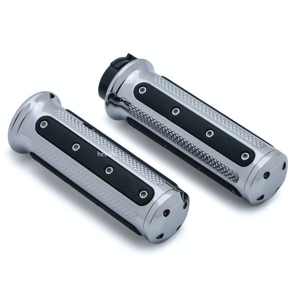 ヘビーインダストリーグリップ 82年以降 ハーレー汎用 クローム