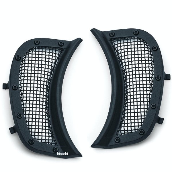 ヘッドライトベントアクセント 15年以降 ロードグライド ブラックメッシュ