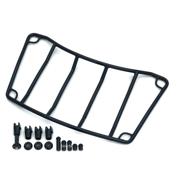 アジャスタブル マルチラゲッジラック 80年以降 ツーリング 黒