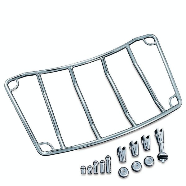 アジャスタブル マルチラゲッジラック 80年以降 ツーリング クローム