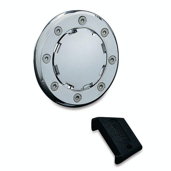 フラッシュマウント ガスキャップ ビッグツイン、スポーツスター クローム