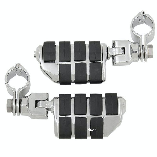 Dually ISO フレームマウントフットペグ 1-1/4インチクランプ