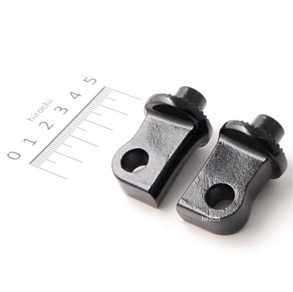 スプライン フットペグアダプターBK XL1200X、XL1200V、XL1200XS 黒