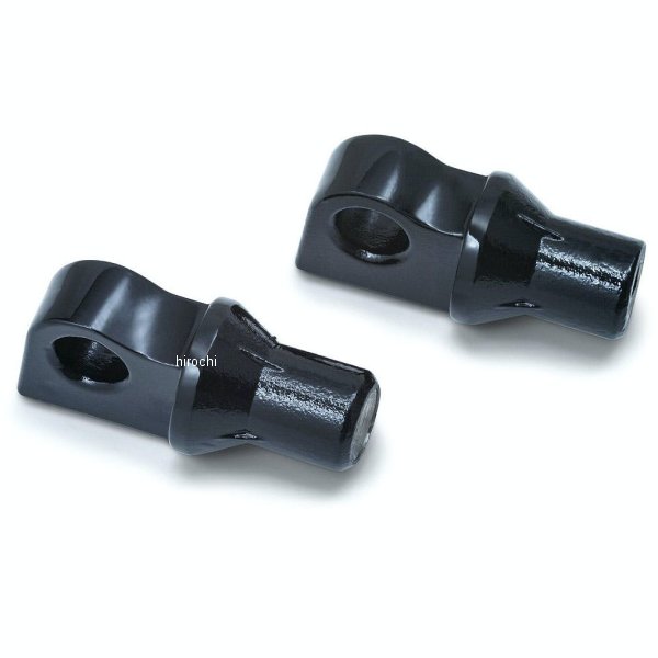 テーパードフットペグアダプター オス型 黒