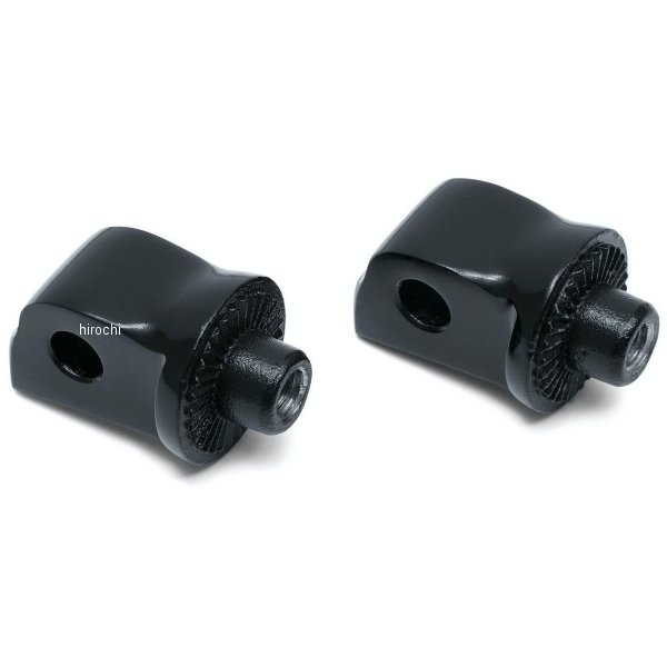 スプラインタンデムフットペグアダプター 18年以降 ソフテイル 黒