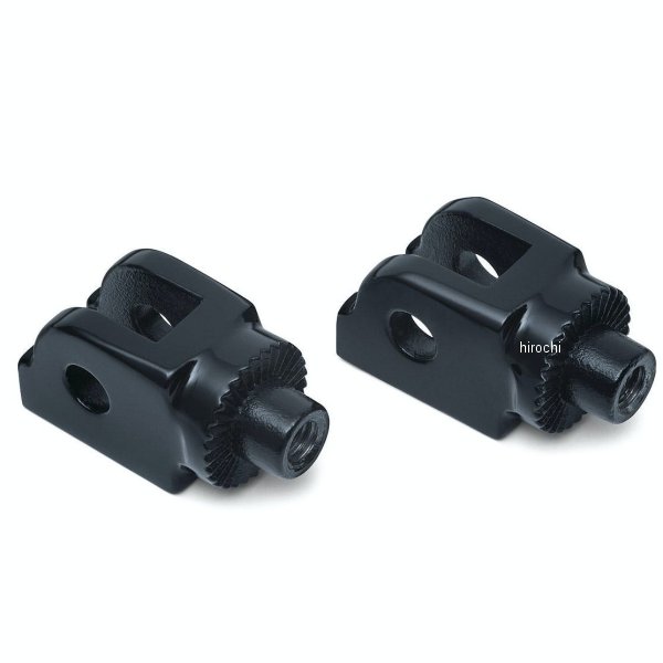 スプラインドライバーフットペグアダプター 18年以降 ソフテイル 黒