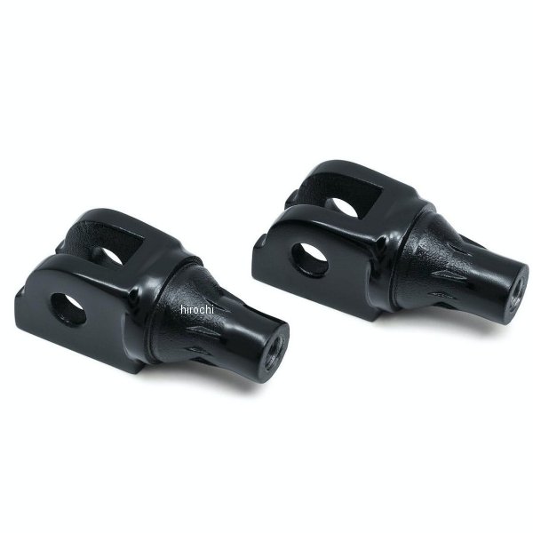 テーパードドライバーフットペグアダプター 18年以降 ソフテイル 黒