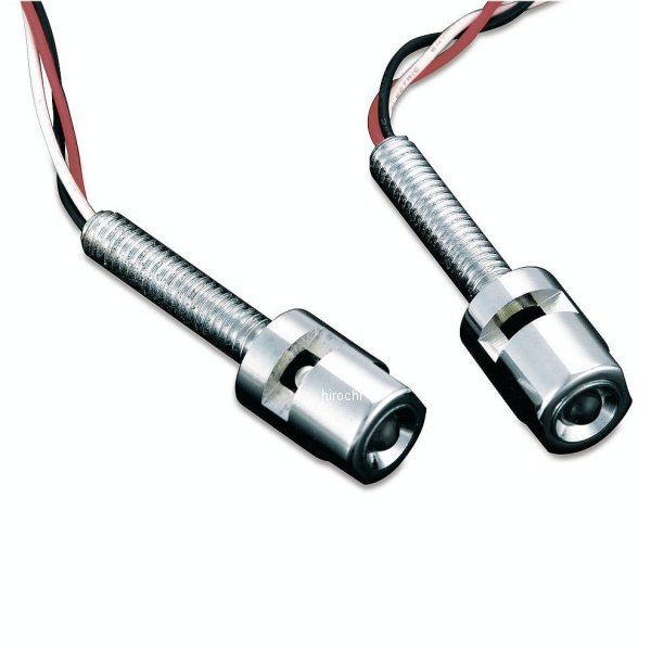 LEDナンバープレートライト イルミネーション付き クローム