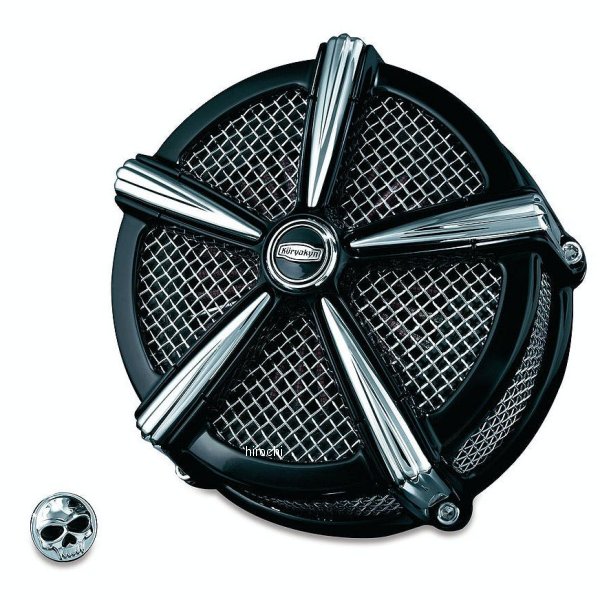 MACH2 エアクリーナー S＆S、HSR用 黒/クローム