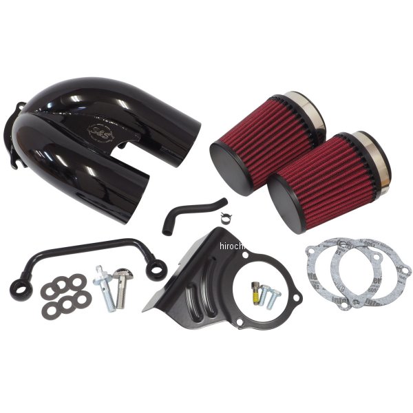 チューンドインダクションキット 08年-17年 ツインカム 電子制御スロットルモデル 黒