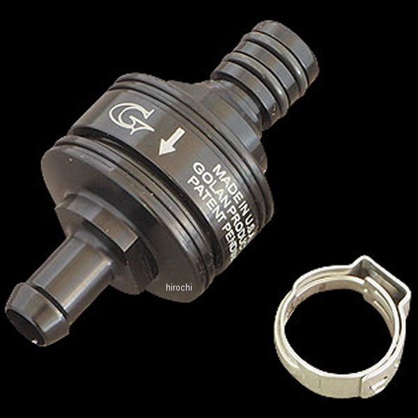 5/16 コンパクトフューエルフィルター1クイックリリース用 黒/黒