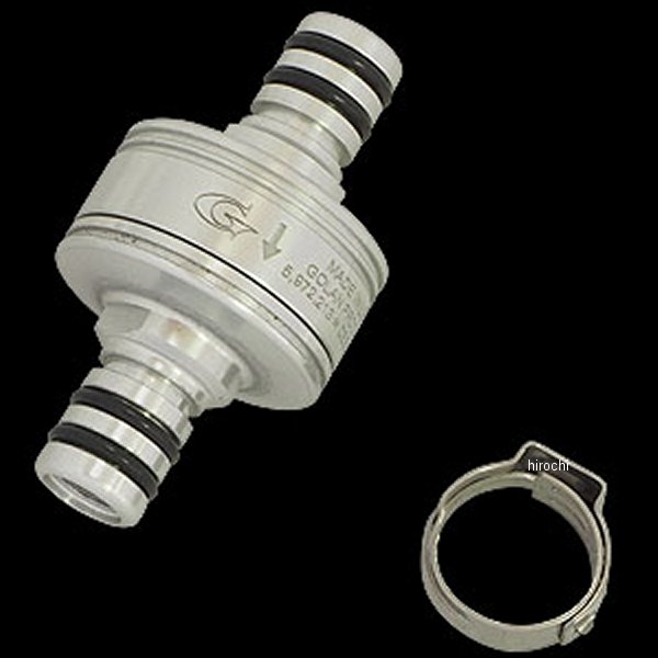 5/16 コンパクトフューエルフィルター2クイックリリース用 シルバー/黒