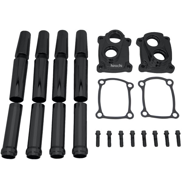 ロープロファイルタペット&プッシュロッドカバーセット M8 黒