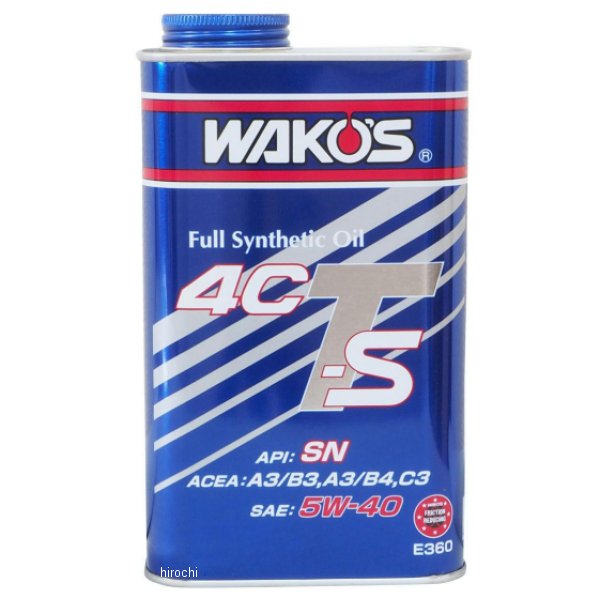 WAKO'S ワコーズ  (4CT-S40) フォーシーティーエス 5W-40 1L