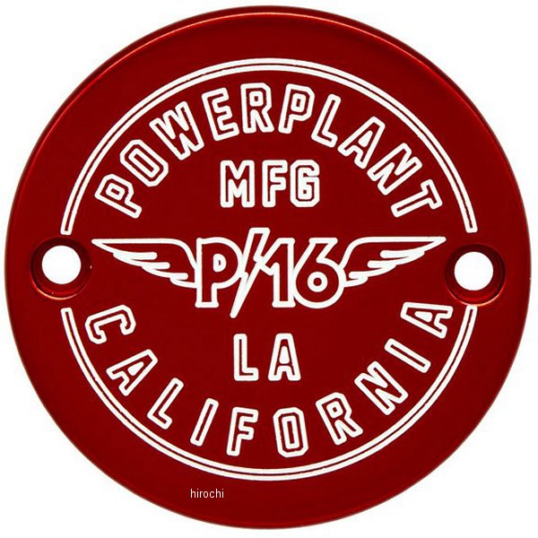 ポイントカバー ショベルヘッド、エボリューションビッグツイン 赤