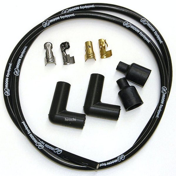 シリコン スパークプラグワイヤーキット 汎用 黒