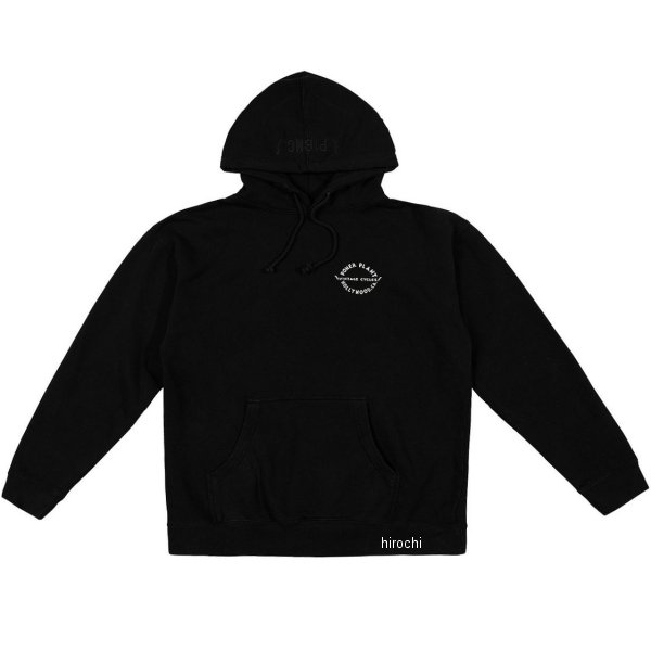 ビンテージサイクルズ プルオーバーパーカー 黒 Lサイズ