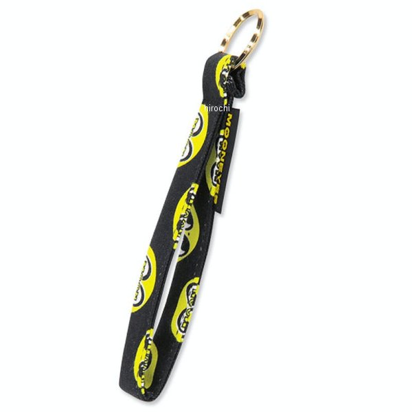 ファブリック キーリング 黄