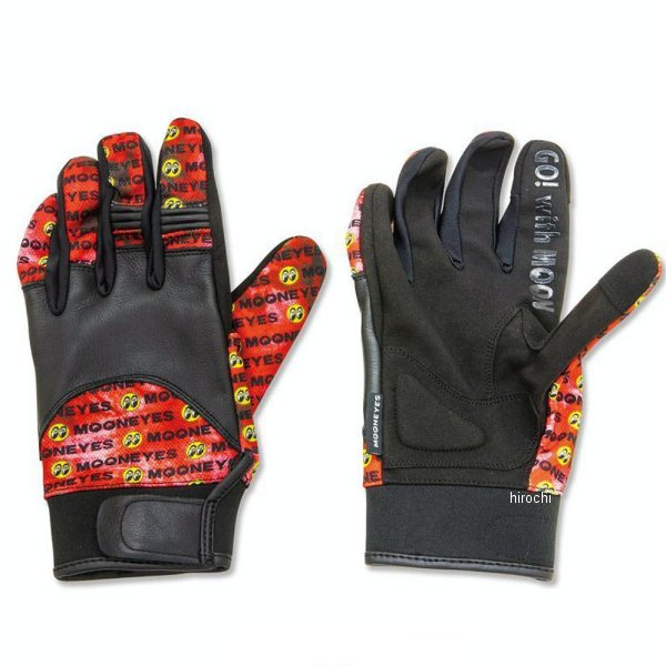 レザーメッシュグローブ XLサイズ 赤