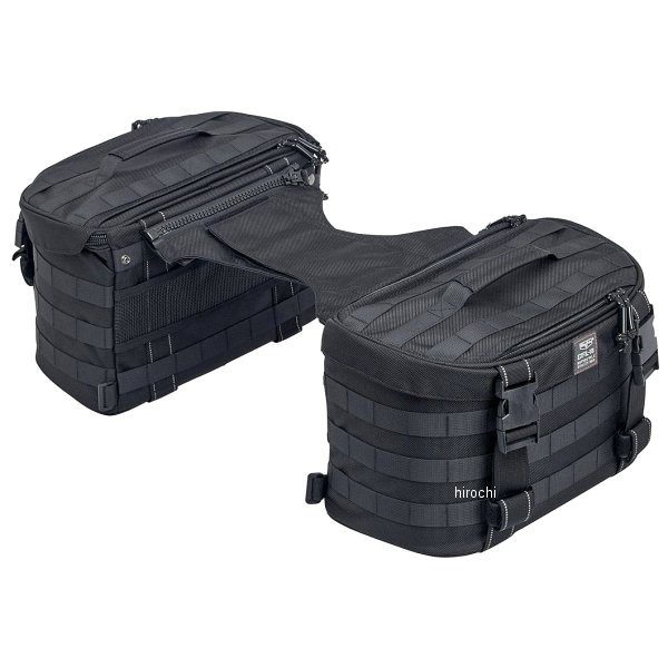 EXFIL-18 サドルバッグ UV&撥水加工ポリエステル 黒