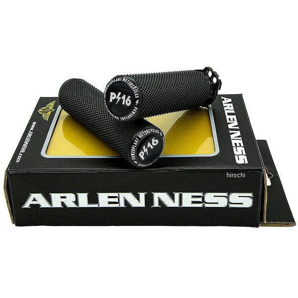 P16Xアレンネス ビレットエンドローレットグリップ 黒