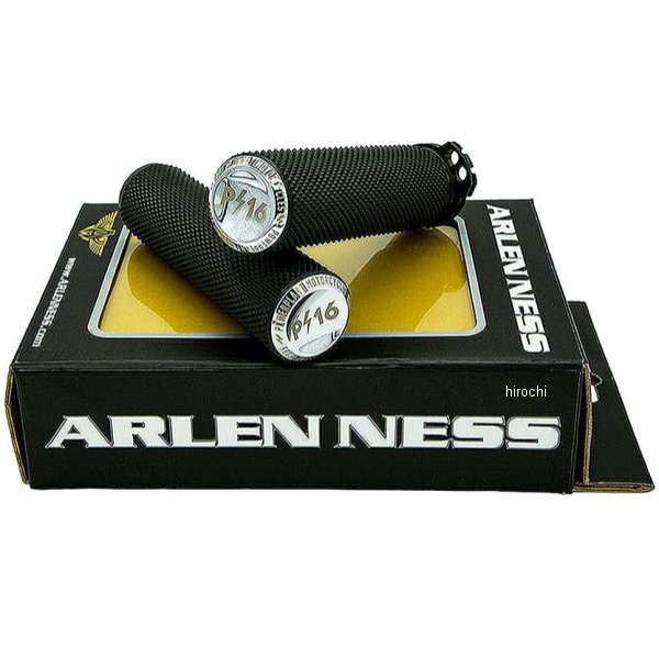 P16Xアレンネス ビレットエンドローレットグリップ クローム