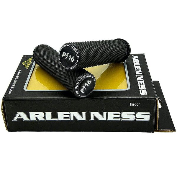 P16Xアレンネス ビレットエンドローレットグリップ TBW 黒