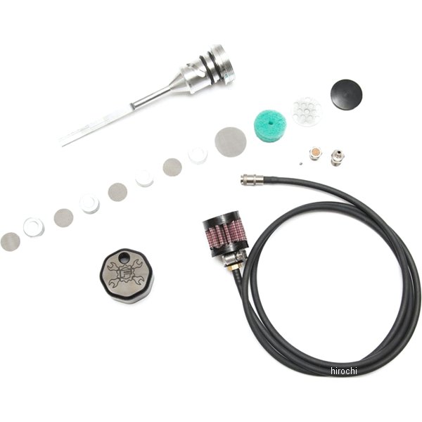 オイルディップスティック ベント付き 18年以降 M8 ソフテイル 黒 029202