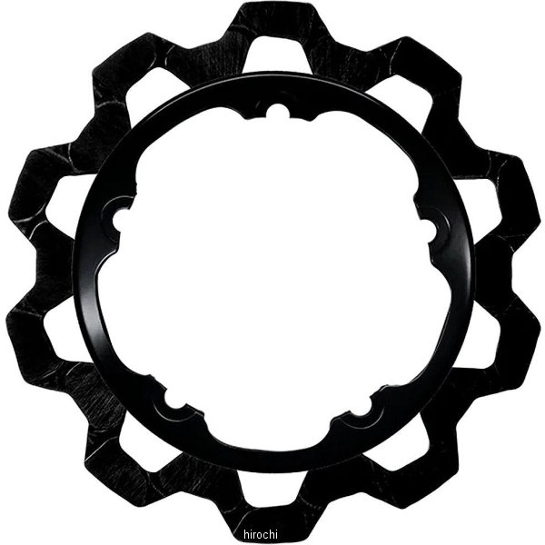 ブレーキローター BOW-TIE/S/BWHEEL 11.8インチ 黒/黒 5mm厚 フロント