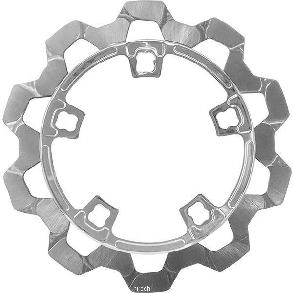 ブレーキローター BOW-TIE/ENFORCER 11.8インチ クローム/クローム 5mm厚 フロント