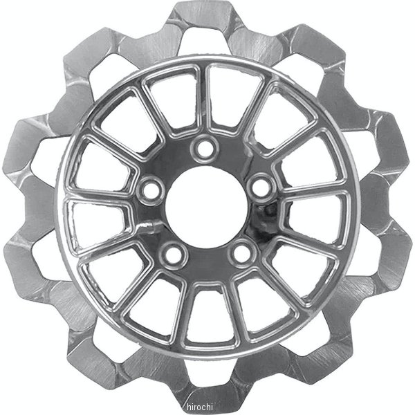 ブレーキローター BOW-TIE/13-SPOKE 11.8インチ クローム 7mm厚 リア