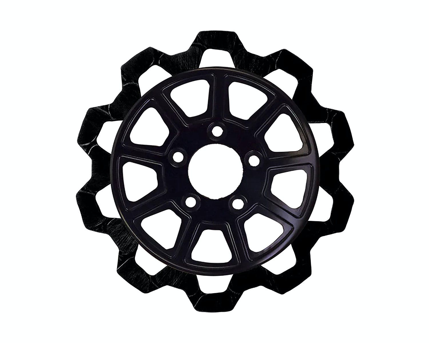 ブレーキローター BOW-TIE/9-SPOKE 11.5インチ 黒 6mm厚 リア