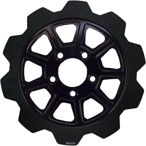 ブレーキローター CROWN/9SPOKE 11.5インチ 黒/黒 5mm厚 フロント