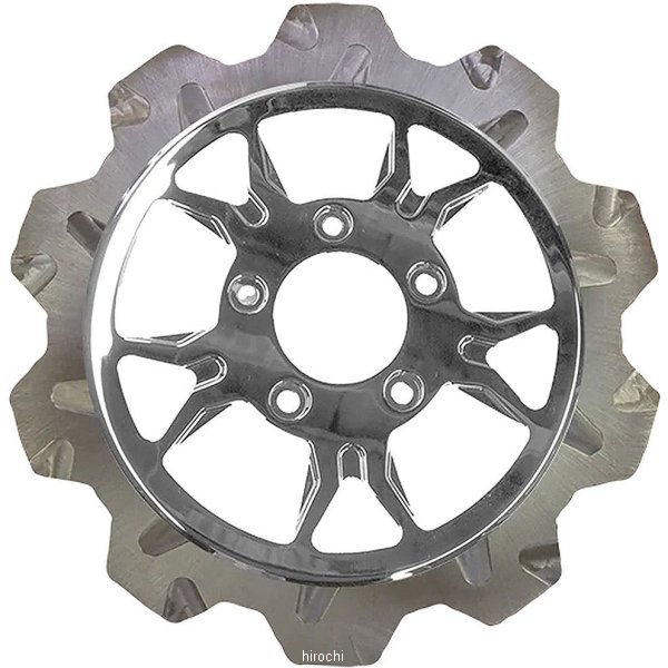 ブレーキローター CROWN/B-52 11.5インチ クローム/クローム 5mm厚 フロント