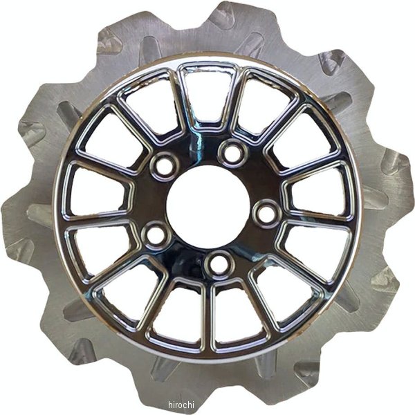 ブレーキローター CROWN/13SPOKE 11.8インチ クローム/クローム 7mm厚 リア