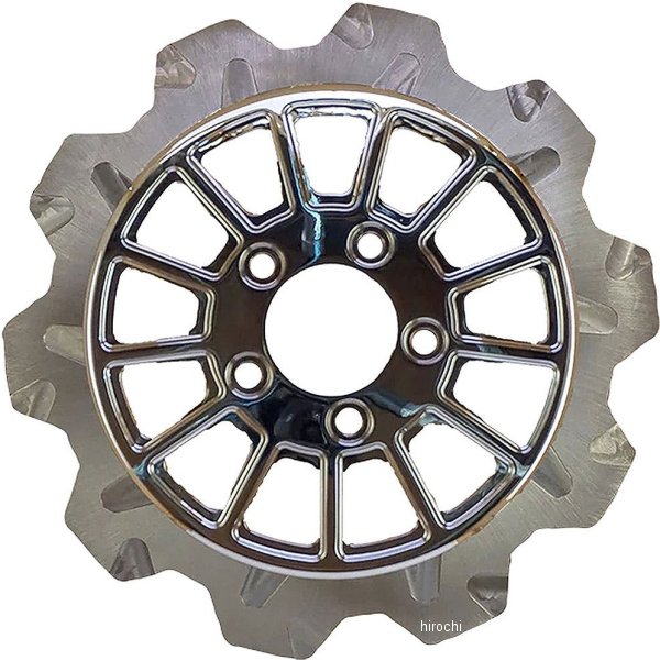 ブレーキローター CROWN/13SPOKE 11.5インチ クローム/クローム 6mm厚 リア