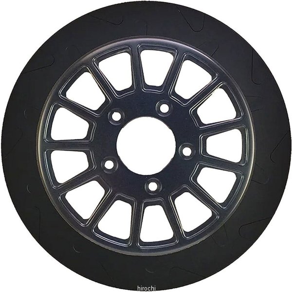 ブレーキローター SMOOTH/13SPOKE 11.8インチ 黒/黒 5mm厚 フロント